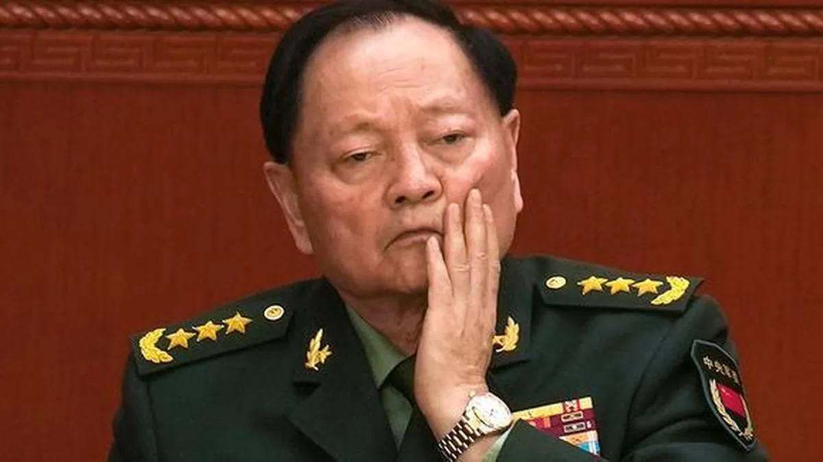 China removes high-ranking officers from key military body