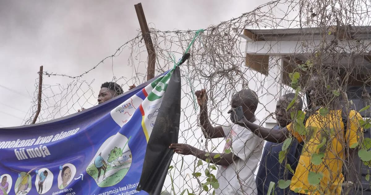 Dozens at an Ebola treatment center in Congo strike over unpaid salaries and bonuses