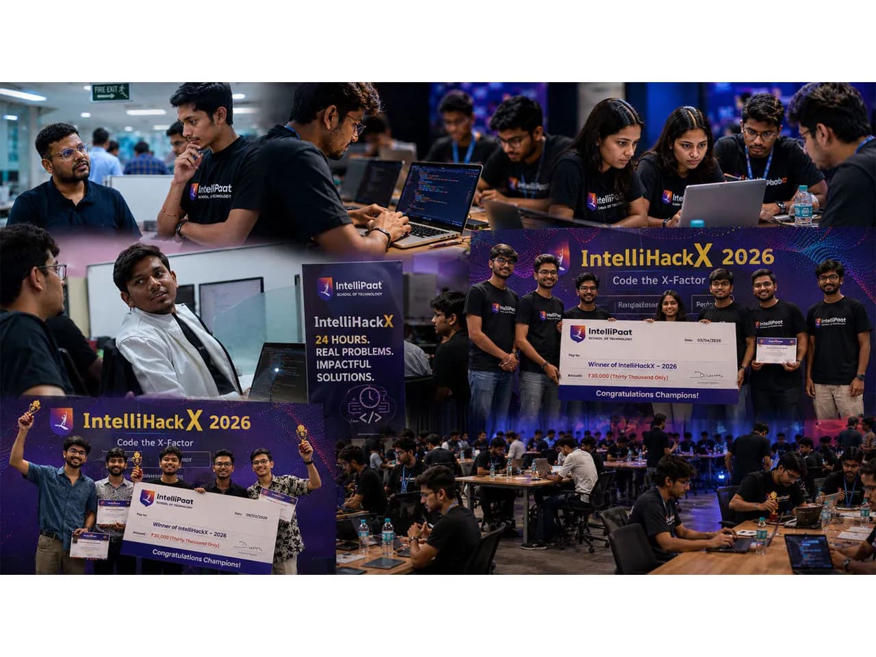 Intellipaat School of Technology Conducts 24-Hour IntelliHackX Hackathons Across Bangalore, Hyderabad, and Pune Campuses