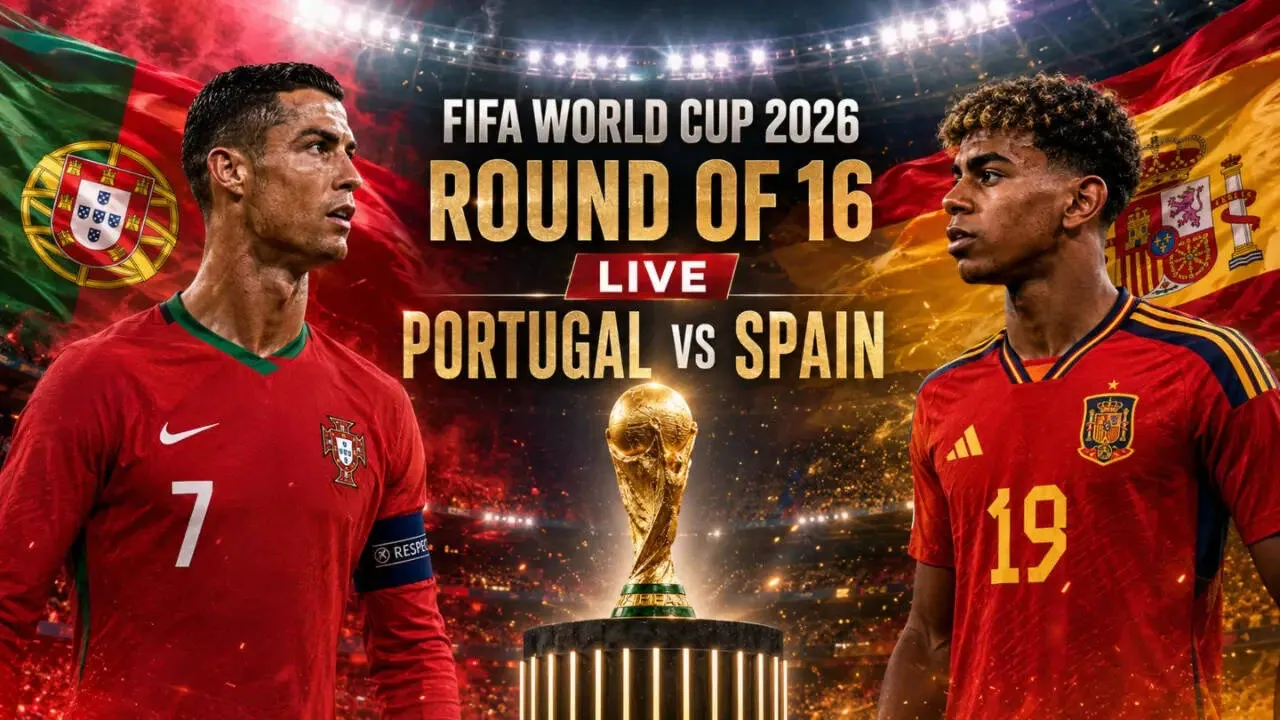 Portugal Vs Spain Live, FIFA World Cup 2026 Round Of 16: Cristiano Ronaldo Aims To Continue Final World Cup Journey