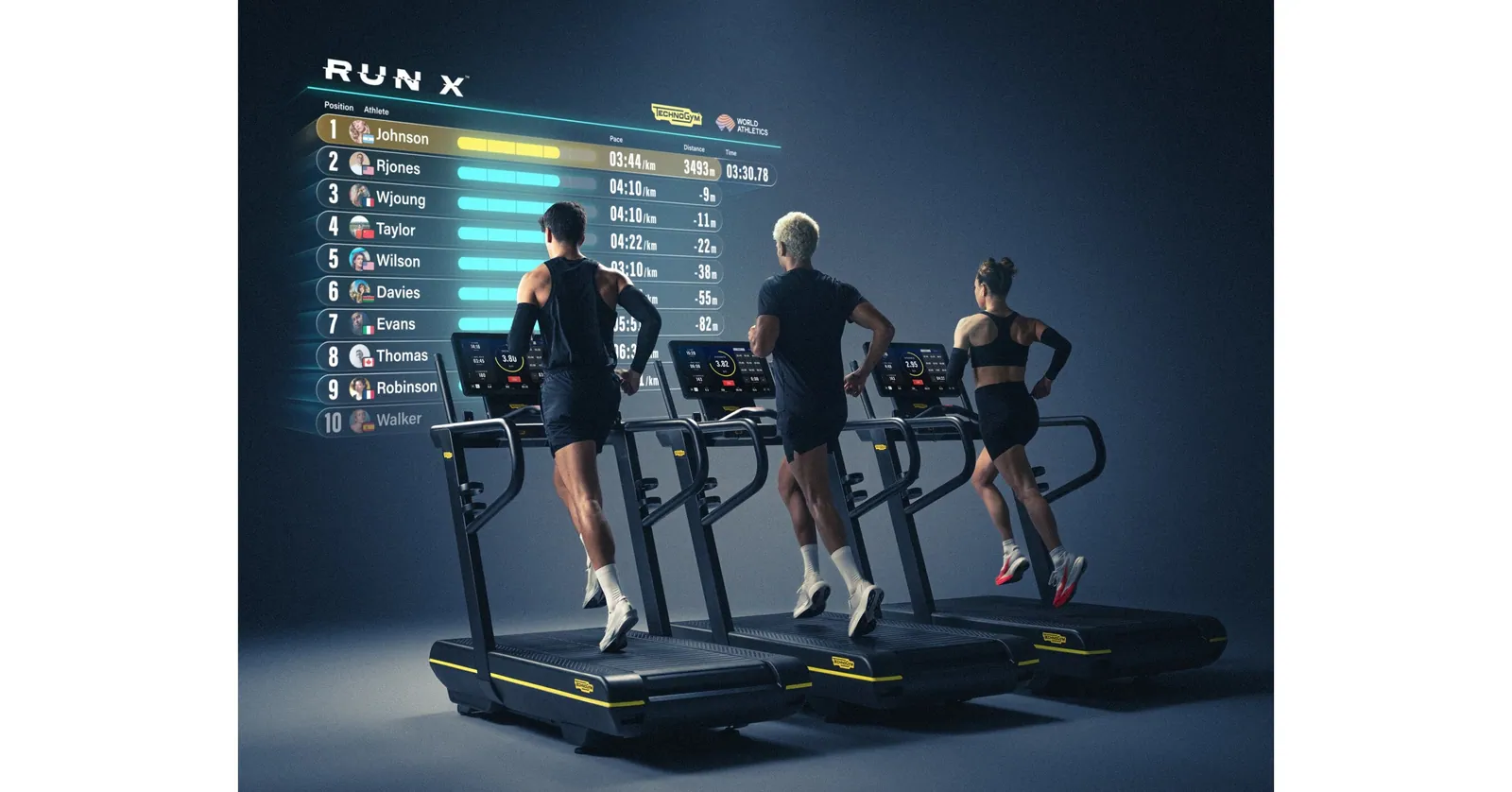 RUN X™, the first 5 km World Treadmill Championship, is kicking off