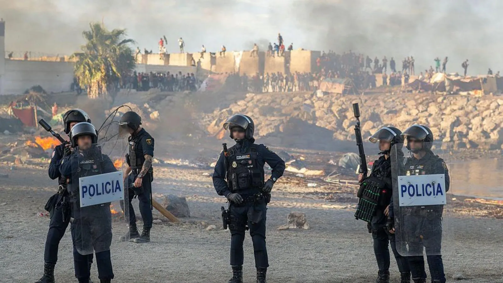 Violence breaks out in Ceuta as migrant crisis continues